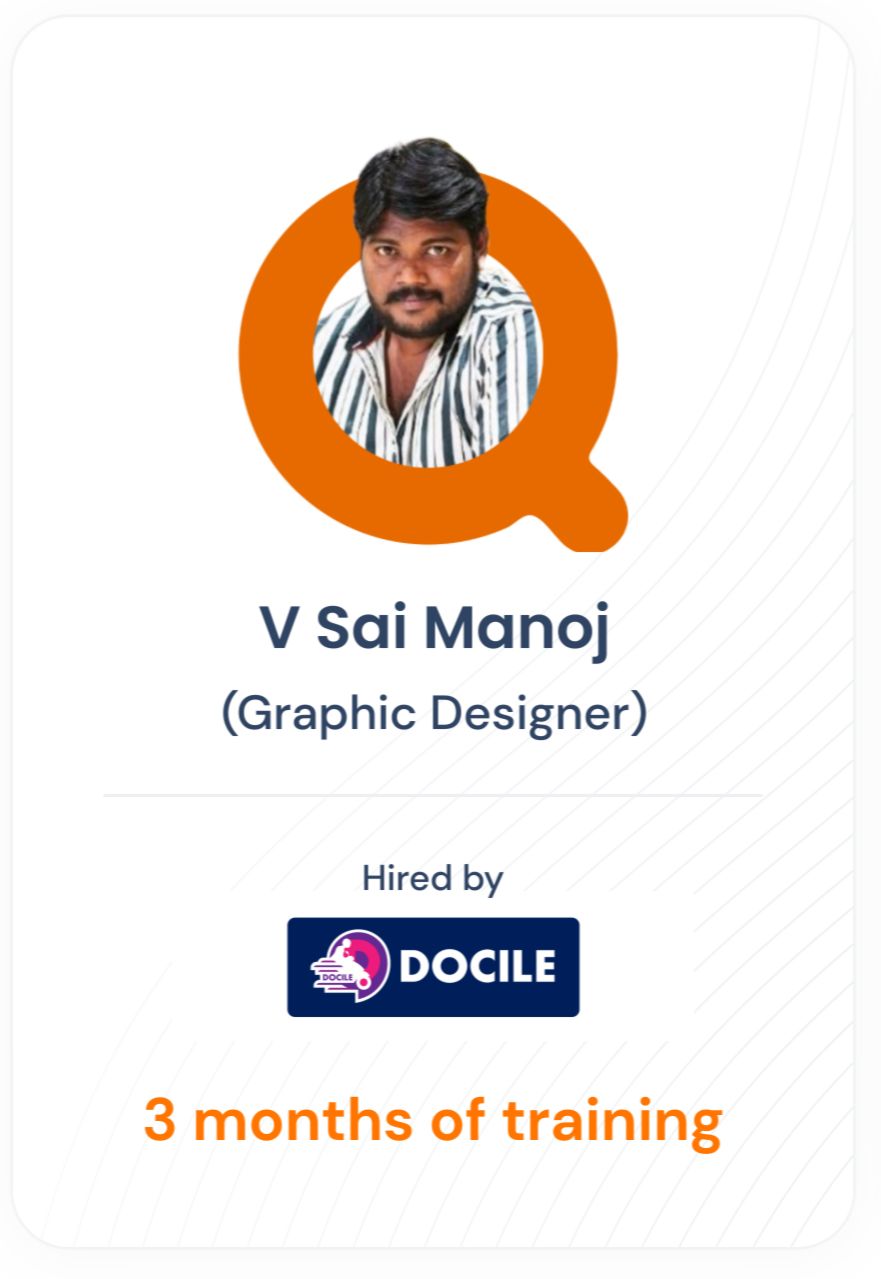 V Sai Manoj — Graphic Designer success story